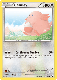 Chansey #81 from Dark Explorers