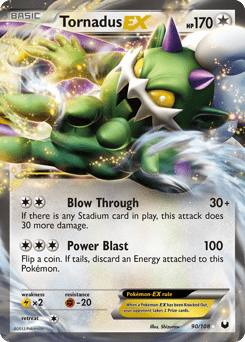 Tornadus-EX #90 from Dark Explorers