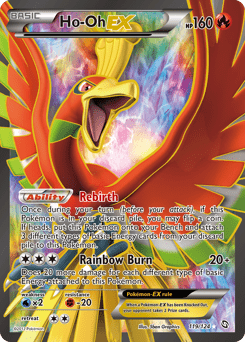 Ho-Oh-EX #119 from Dragons Exalted
