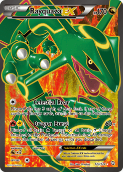 Rayquaza-EX #123 from Dragons Exalted
