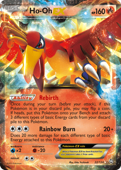 Ho-Oh-EX #22 from Dragons Exalted