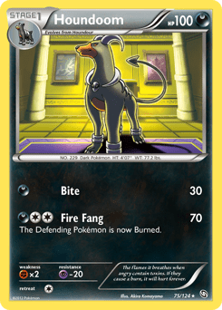 Houndoom #75 from Dragons Exalted