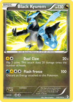 Black Kyurem #100 from Boundaries Crossed