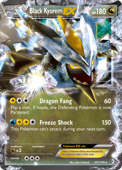 Black Kyurem-EX #101 from Boundaries Crossed