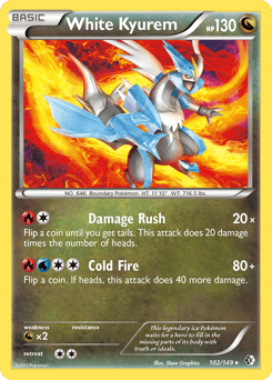 White Kyurem #102 from Boundaries Crossed