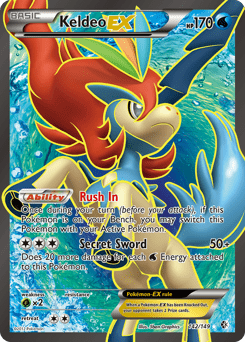 Keldeo-EX #142 from Boundaries Crossed