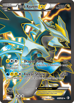 Black Kyurem-EX #145 from Boundaries Crossed