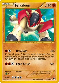 Terrakion #151 from Boundaries Crossed