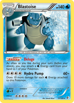 Blastoise #31 from Boundaries Crossed