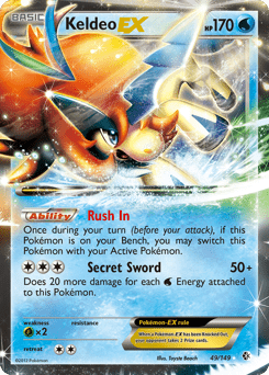 Keldeo-EX #49 from Boundaries Crossed