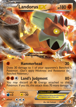 Landorus-EX #89 from Boundaries Crossed