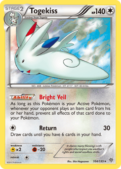 Togekiss #104 from Plasma Storm
