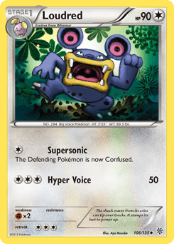 Loudred #106 from Plasma Storm