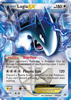 Lugia-EX #108 from Plasma Storm