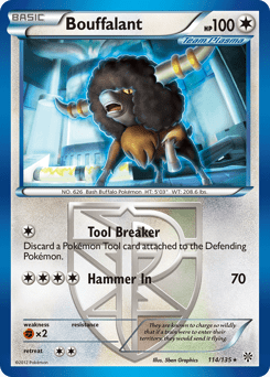 Bouffalant #114 from Plasma Storm