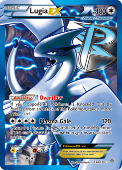 Lugia-EX #134 from Plasma Storm