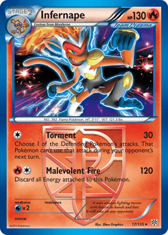 Infernape #17 from Plasma Storm