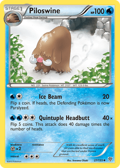 Piloswine #27 from Plasma Storm