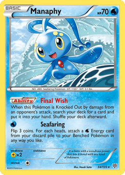 Manaphy #34 from Plasma Storm