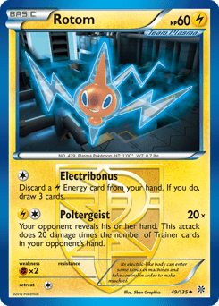 Rotom #49 from Plasma Storm