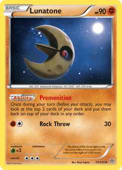 Lunatone #73 from Plasma Storm