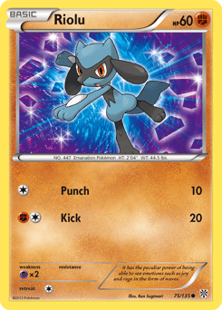 Riolu #75 from Plasma Storm