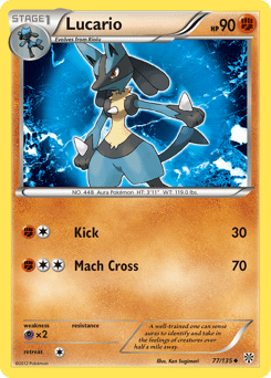 Lucario #77 from Plasma Storm