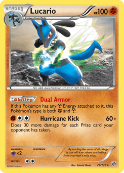 Lucario #78 from Plasma Storm