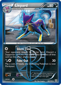 Liepard #84 from Plasma Storm