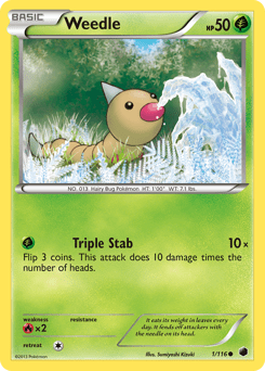 Weedle #1 from Plasma Freeze