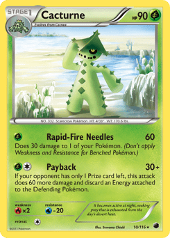 Cacturne #10 from Plasma Freeze