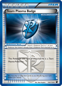 Team Plasma Badge #104 from Plasma Freeze