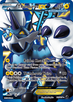 Thundurus-EX #110 from Plasma Freeze