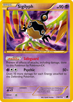 Sigilyph #118 from Plasma Freeze