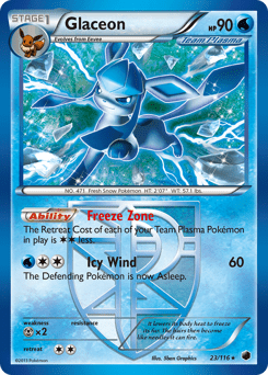 Glaceon #23 from Plasma Freeze