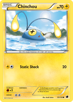 Chinchou #35 from Plasma Freeze