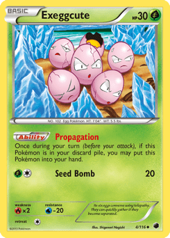 Exeggcute #4 from Plasma Freeze