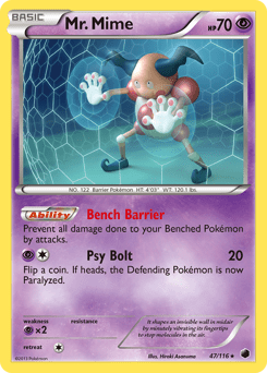 Mr. Mime #47 from Plasma Freeze