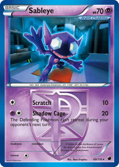 Sableye #49 from Plasma Freeze