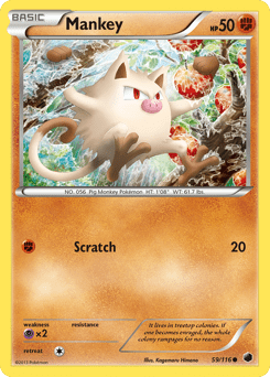 Mankey #59 from Plasma Freeze