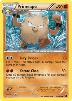 Primeape #60 from Plasma Freeze