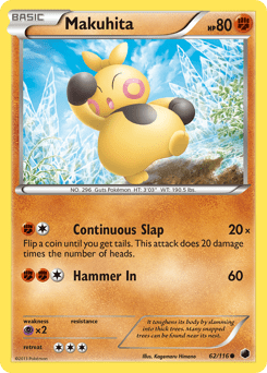Makuhita #62 from Plasma Freeze