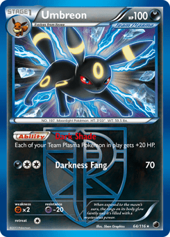 Umbreon #64 from Plasma Freeze