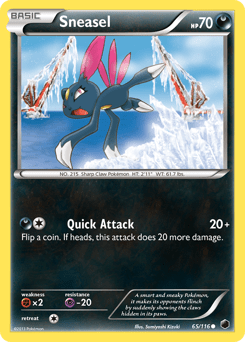 Sneasel #65 from Plasma Freeze