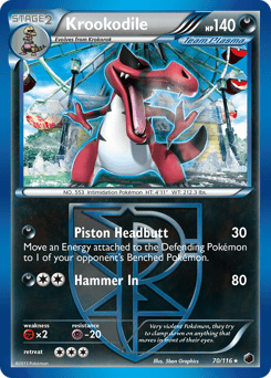 Krookodile #70 from Plasma Freeze