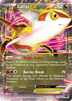 Latias-EX #85 from Plasma Freeze