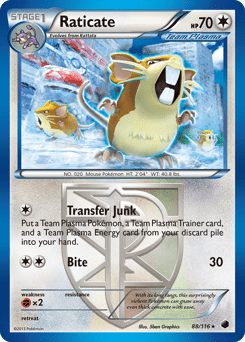Raticate #88 from Plasma Freeze