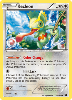 Kecleon #94 from Plasma Freeze