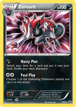 Zoroark #BW09 from BW Black Star Promos