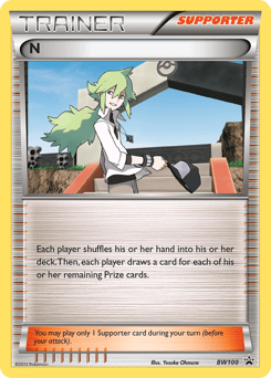 N #BW100 from BW Black Star Promos